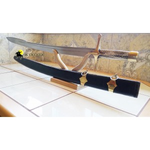 Fatih Kılıcı-Geyik Boynuzu Kabzeli Türk Kılıcı